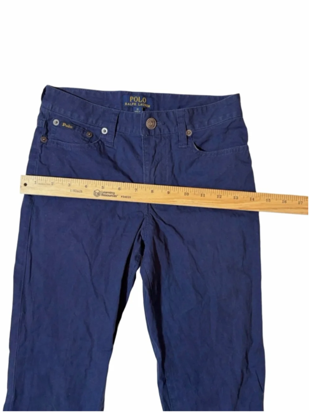 Polo Ralph Lauren Boys Blue Stretch Skinny Jeans Pants Preppy Classic